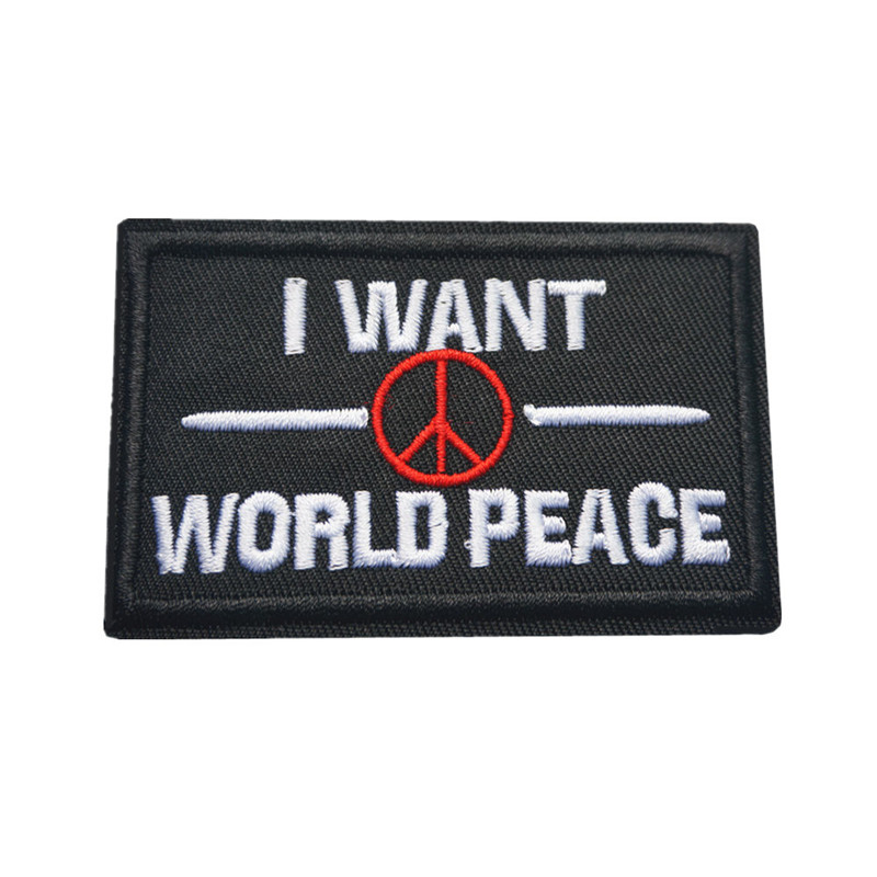 Embroidery On Black Shirt - Черные вышитые патчи 8x5 см с