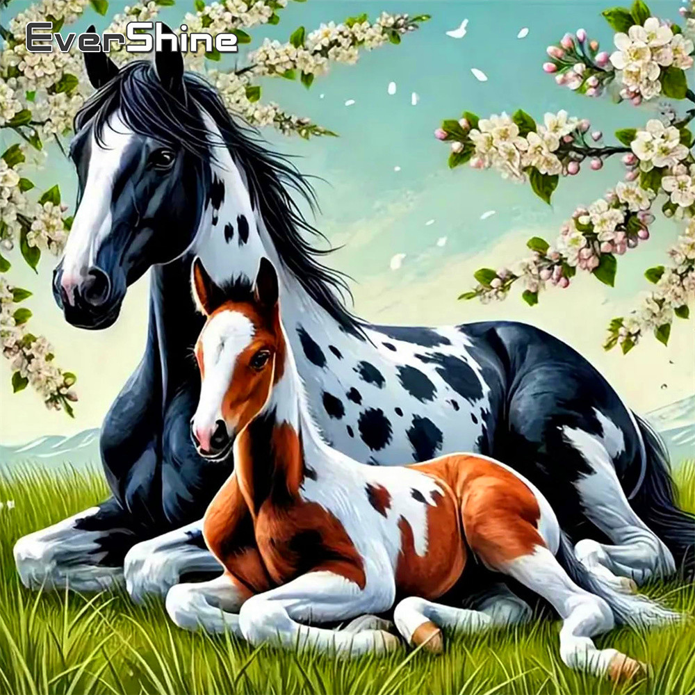 Embroidery Design Patterns Flowers - Набор для вышивания крестиком Evershine: Конь