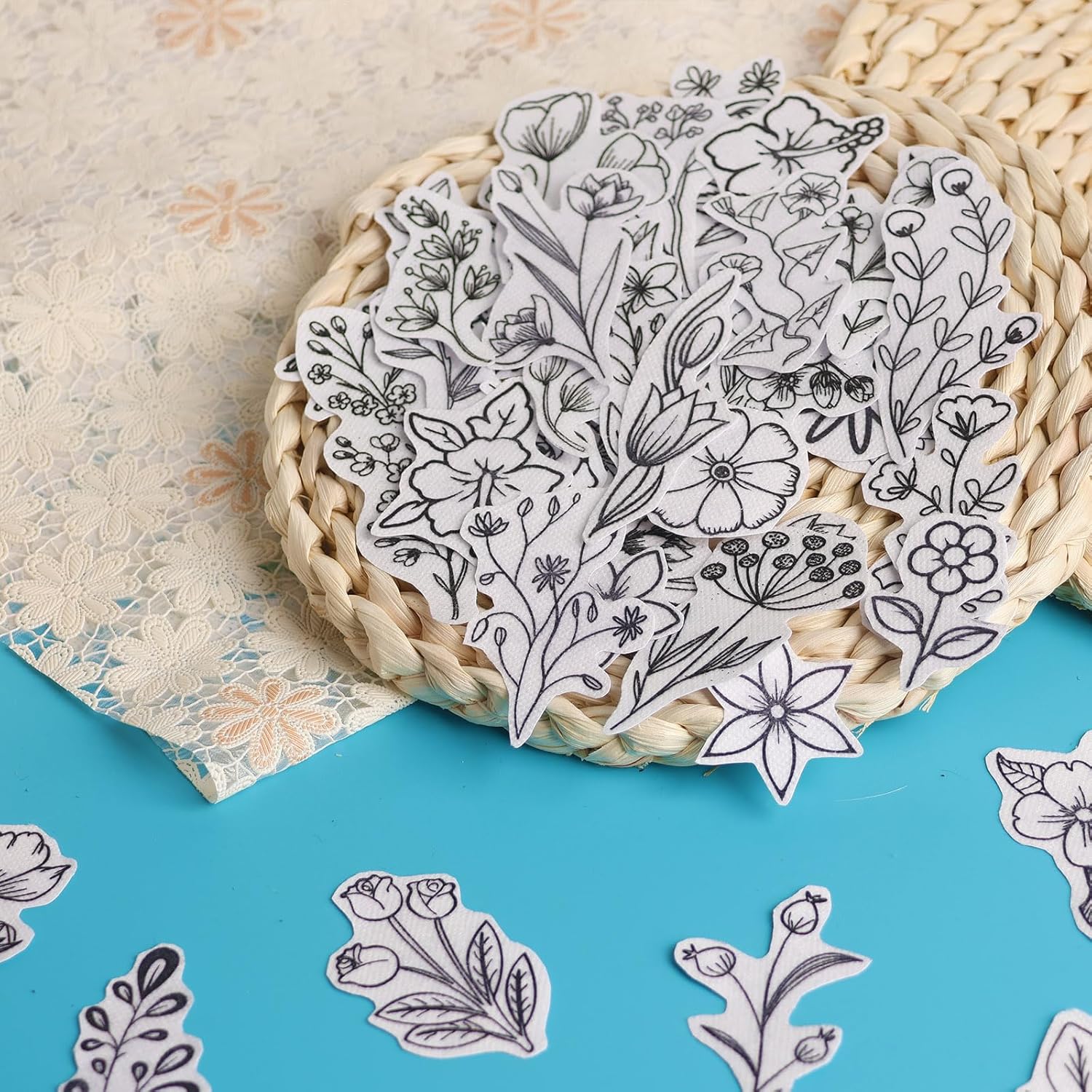 50 шт. водорастворимые стабили – обзор и цена Embroidery Motif