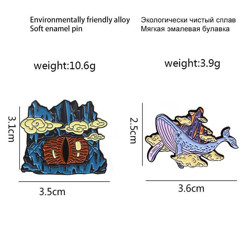 Эмалированная булавка с изобра – обзор и цена Embroidery Fish