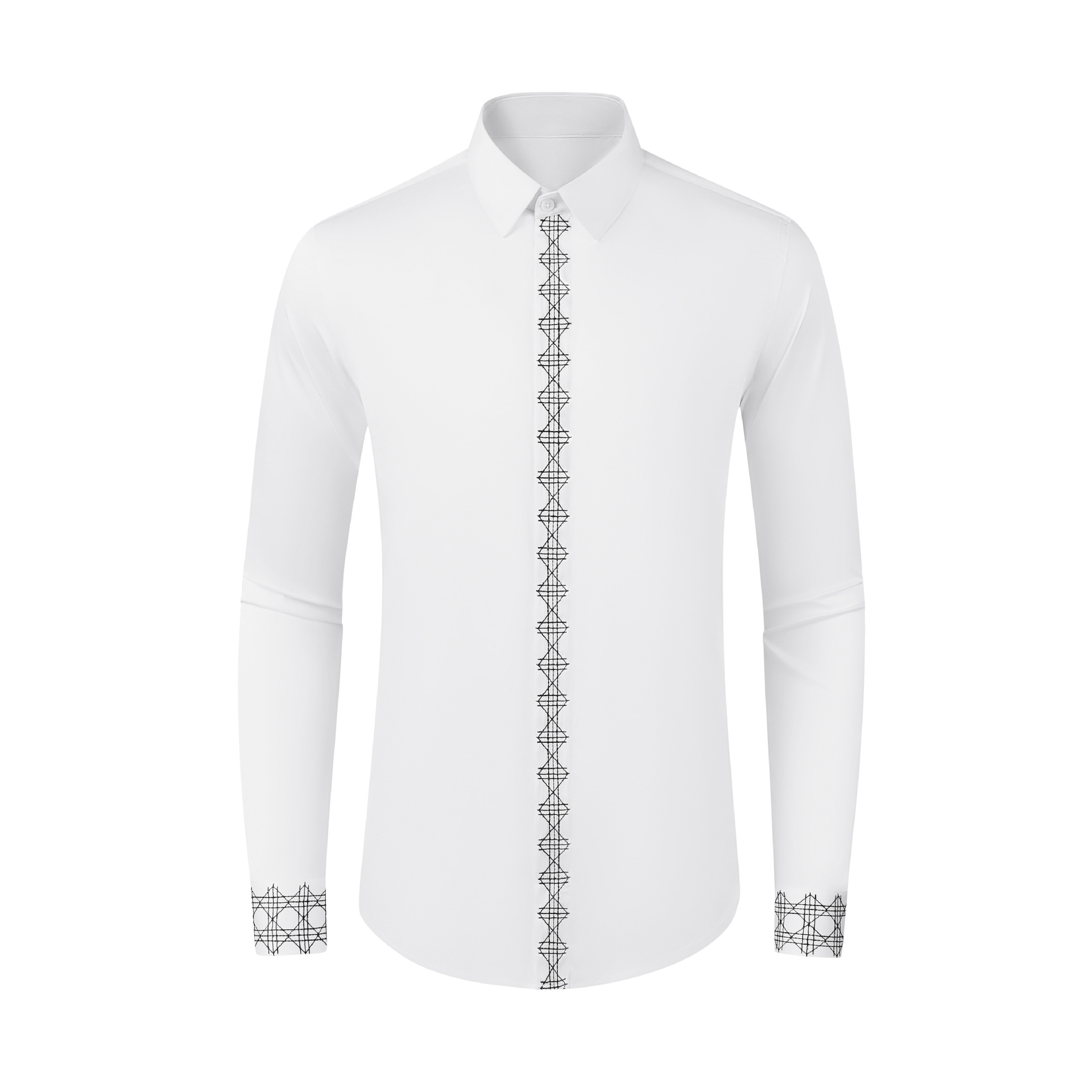 Осенне-зимний новый товар: чер – обзор и цена Embroidery On Black Shirt