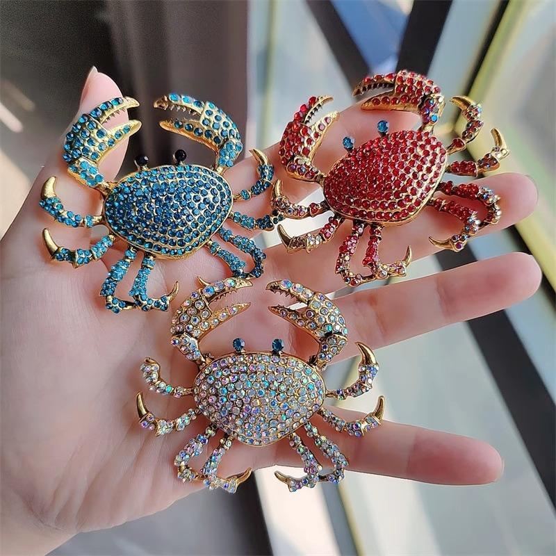 Модные броши в виде краба со с – обзор и цена Embroidery Fish