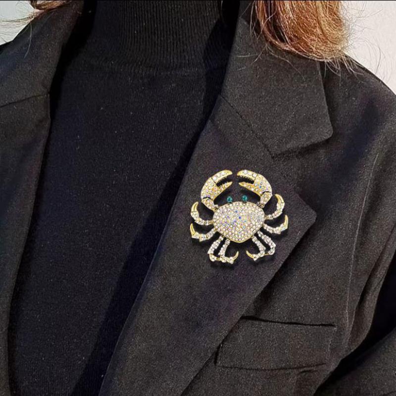 Модные броши в виде краба со с – обзор и цена Embroidery Fish