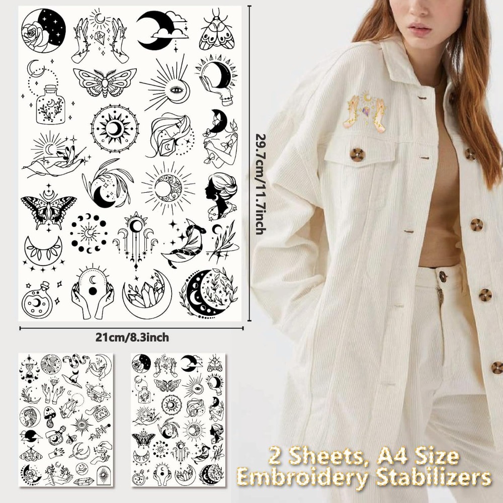 51 шт., водорастворимые стабил – обзор и цена Embroidery Motif
